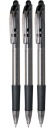 Pentel BK-417 čierne výsuvné guľôčkové pero, 3 ks