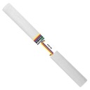 CRIPPED hodvábny papier 200X50 1 ROLL ART WHITE ALIGA KR-20