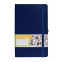 NOTEBOOK A6 KOČKOVANÝ ROMANTIZMUS NÁMORNÍCKA MODRÁ ANTRA, ANTRA