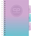 Kruhový zápisník A5 CoolPack 100 strán Gradient Blueberry