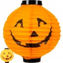 LED tekvicový HALLOWEEN svietiaci papierový lampáš