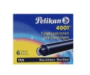 Náboje Pelikan 301184 modro-čierne, 6 kusov