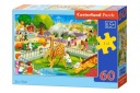 Puzzle 60 dielikov. Návšteva zoologickej záhrady