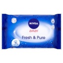 NIVEA BABY VLHČENÉ UBROUSKY PRE BABÁTKA FRESH & PURE 63KS