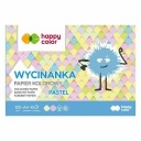 VÝREZ Z FAREBNÉHO PAPIERA A4 HAPPY COLOR 10 PASTELOVÝ LIST 1 G/M²
