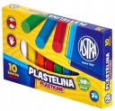 ASTRA SCHOOL Plastelína, 10 kusov, mäkká