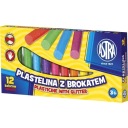 ŠKOLSKÉ GLITROVÉ PLASTYLINE 12 FARIEB