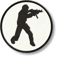 TERMO NÁŠIVKY Counter Strike CS-GO VYŠÍVACIE ZÁPLATY