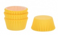ŽLTÉ papierové kelímky 50x32 mm DECORA 75 ks
