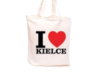 I LOVE KIELCE ekologická nákupná taška. Bavlna
