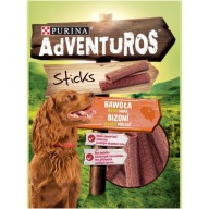 Purina ADVENTUROS Tyčinky pre psa byvol 120g