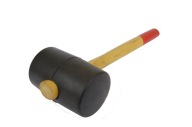 KLADIVO GUMOVÉ, 90 mm, RÚČKA DREVENÁ