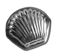 Formičky na škrupiny, veľké, 4,5 cm - na madeleine, 10 ks.