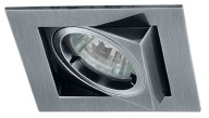 Pohyblivé štvorcové halogénové svietidlo pre LED INOX