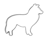 Formička DOG 8,5 cm Škótsky ovčiak (pes psov)