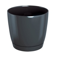 KVETINÁČ SO STOJANOM, priemer 12 cm, LESKLÝ