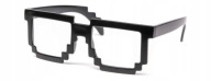 PIXELOVÉ OKULIARE 8BIT RETRO GEEK PIXEL CLEAR