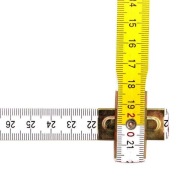 DREVENÝ SKLÁDACÍ METER 1 meter BIELA ​​A ŽLTÁ