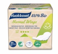 Vuokkoset Ekologické hygienické vložky s krídelkami 12x