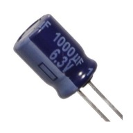 Elektrolytový kondenzátor LOW-ESR 1000uF/6,3V - 10 ks