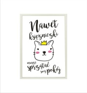 Motivačné PLAGÁTY PRE DETI ozdobné A4 + rám!