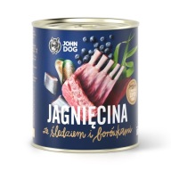Mokré krmivo pre psov Junior Lamb sleď 800g JD