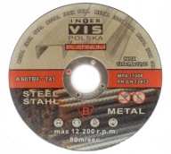 KOVOVÉ REZNÉ KOTOUČE 125x1,0x22,23mm INOX