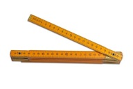 Drevené meracie pásmo, skladacie meracie pásmo, 1 m pravítko