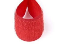 SADA PÁSKY NA VELCRO 20 MM ČERVENÁ