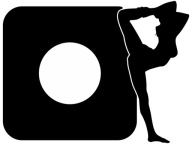 NÁLEPKA pod kontaktnú zásuvku SWITCH YOGA pre dievča