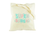 Bavlnená darčeková nákupná taška - Super Babička