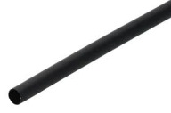 UM750.6C Teplom zmršťovacia bužírka, priemer 6,4 mm - čierna