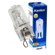 Halogénová žiarovka G9 230V, halogénové vlákno, 33W kanál