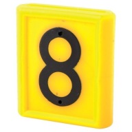 Číslo štítku '8' pre obojky pre kravy