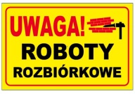 BÚRACIE PRÁCE TABUĽKA 20x30 dibond