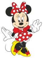 NÁLEPKA NA OKENNÝ ZRKADLOVÝ NÁBYTOK OKENNÁ MINNIE MOUSE
