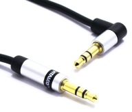 AUX KÁBEL MALÝ JACK 3,5 STEREO UHOL VITALCO 1m
