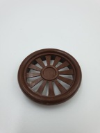 Plastový nábytkový prieduch fi/40mm hnedý, 4 ks