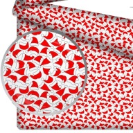 Obliečka 40x90, 224 červená bavlnená látka