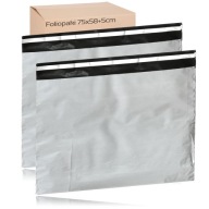 FÓLIOVÉ BALENIA TAŠKY OBÁLKA VEĽKÉ KURIÉRSKE TAŠKY FÓLIOVÉ BALENIE 750x580mm - 10 ks