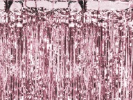METALIZOVANÁ ZÁCLONA Rose Gold 100x200cm