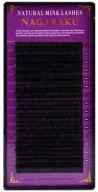 NAGARAKU Minkové mihalnice D 0,07 11mm 16 pásikov