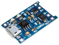 LI-ION NABÍJAČKA TP4056 MICRO USB OCHRANA