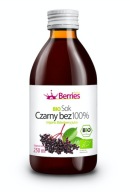 Bio šťava z čiernej bazy 100% šťava z bazy čiernej 250 ml