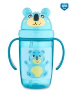 CANPOL Hrnček s tubou 400 ml HELLO LITTLE fľaša