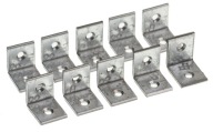 TESÁRSKY UHLOVÝ KONEKTOR 20x20x17 mm 10 kusov