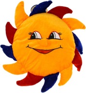 Vankúš maskot Slnko - 25 cm