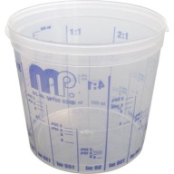 1400 ml nádoba na miešanie laku s vrchnákom