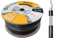 Televes T100 Vonkajší kábel 1m 2125 RG-6 113 CU PE koax.
