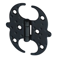 NÁBYTOKOVÝ záves 100x91 dekoračný ČIERNY KOVANÝ 553-100